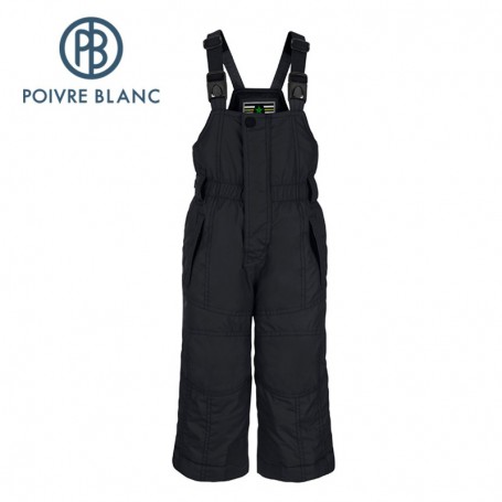 Salopette de ski POIVRE BLANC BBBY Ski Bippant Noir BB Fille