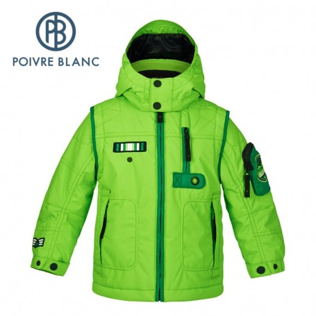 Veste de ski POIVRE BLANC BBBY Ski Jacket Verte BB Garçon