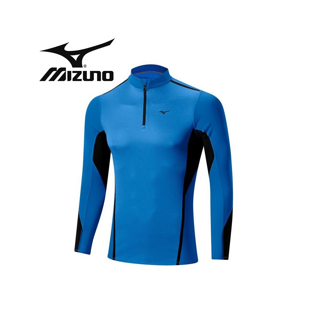 Maillot thermique MIZUNO VB Fusion H/Z Bleu Hommes