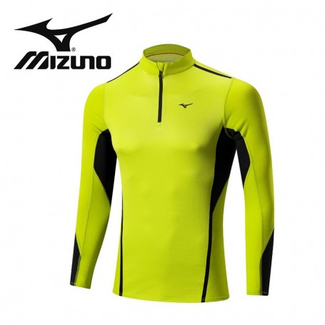 Maillot thermique MIZUNO VB Fusion H/Z Jaune Hommes Maillot thermique MIZUNO VB Fusion H/Z Jaune Hommes