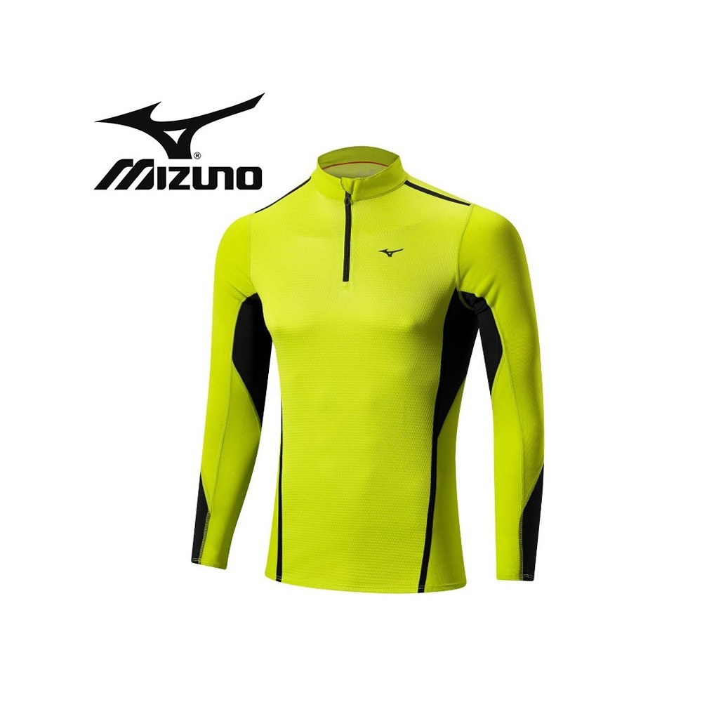 Maillot thermique MIZUNO VB Fusion H/Z Jaune Hommes