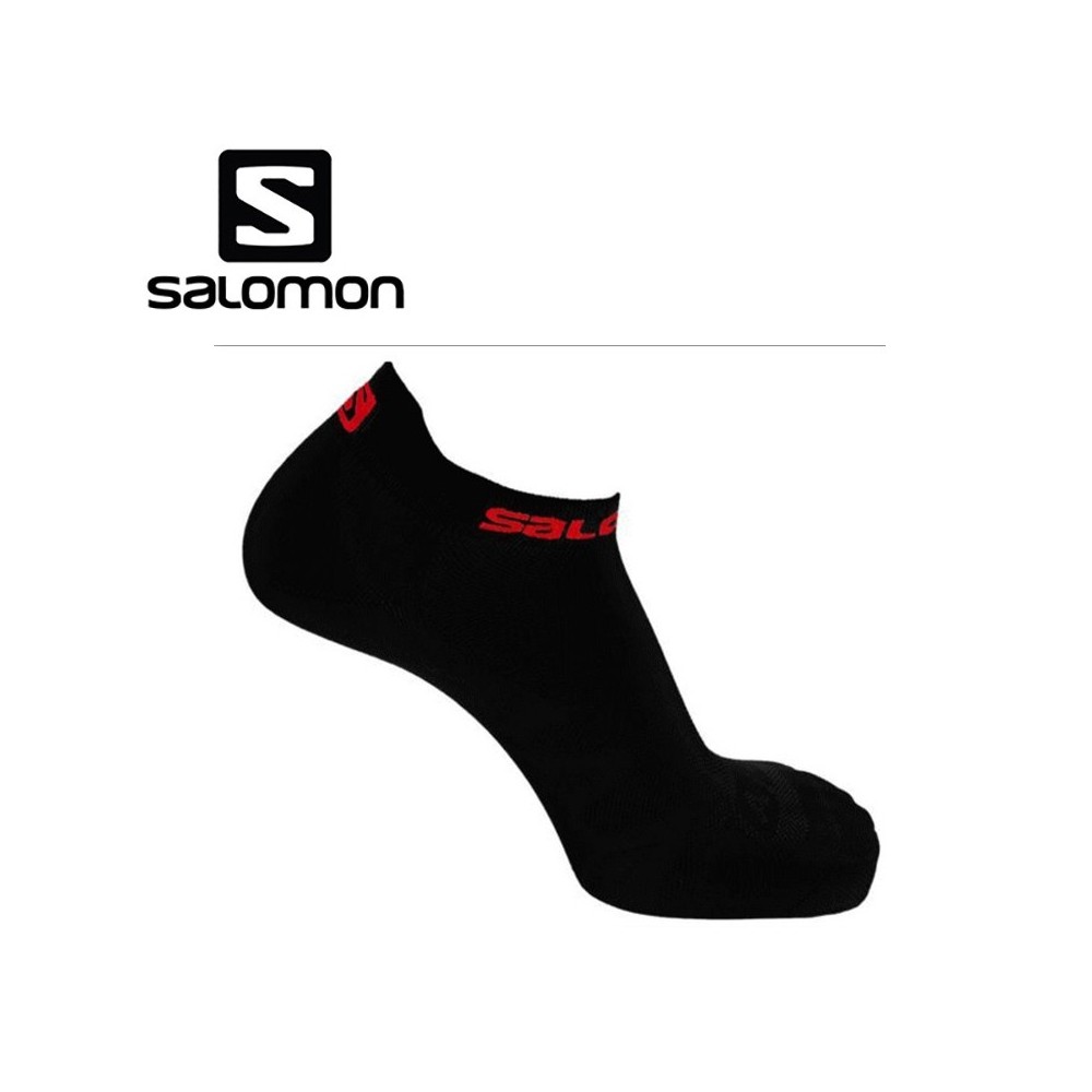 Chaussettes de Trail/Running SALOMON S-Lab Sense Black/Red Unisexe