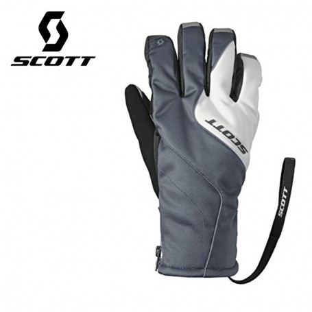 Gants de ski Scott Snow-Tac 20 Gris/Blanc Unisexe Gants de ski Scott Snow-Tac 20 Gris/Blanc Unisexe