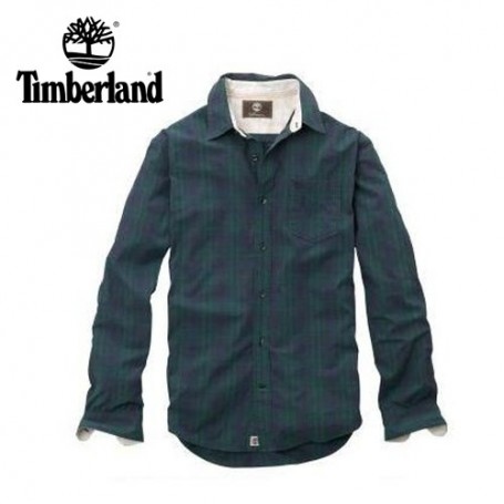 Chemise TIMBERLAND Plaid Claremont Vert Homme