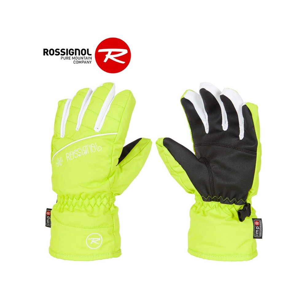 Gants de ski ROSSIGNOL Kony ImpR Citron Filles