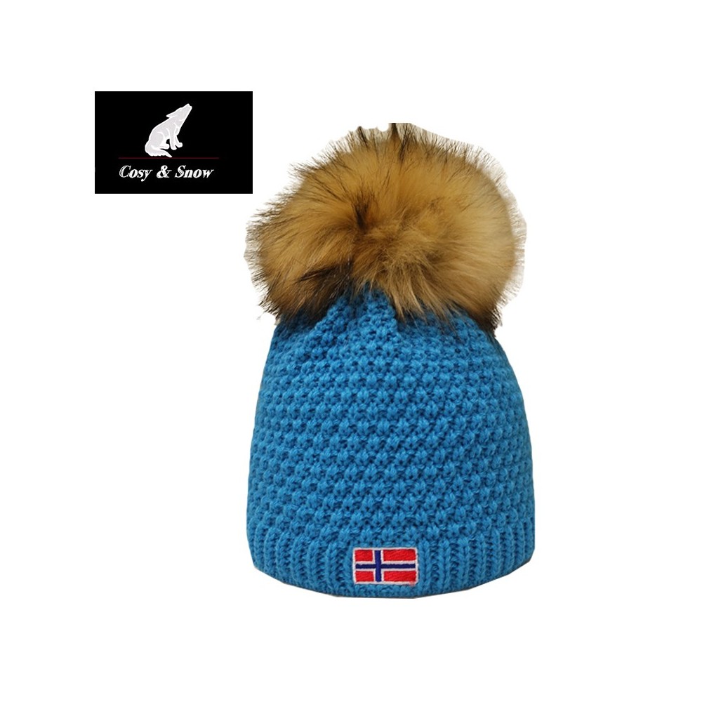 Bonnet de ski COSY & SNOW Norvégien Bleu Unisexe