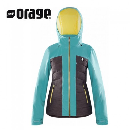 Doudoune de ski ORAGE Jasmine Bleu Femme