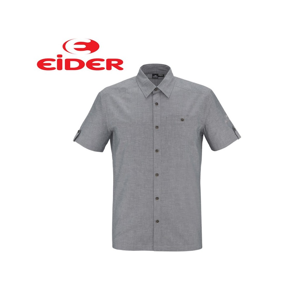 Chemise de randonnée EIDER Manas Gris Bleu Hommes