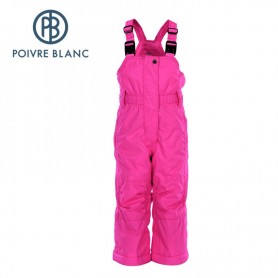 Salopette POIVRE BLANC Ski Bippant Rose BB Filles