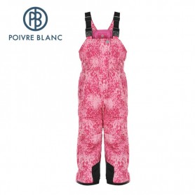 Salopette POIVRE BLANC Ski Bippant Rose BB Fille