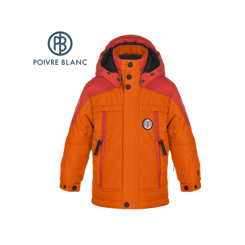 Veste de ski POIVRE BLANC BBBY Ski Jacket orange BB Garçon