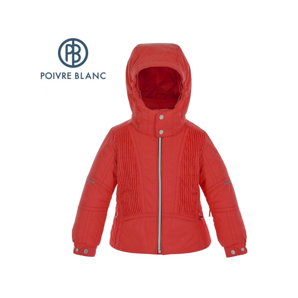 Veste de ski POIVRE BLANC BBGL Ski Jacket Rouge BB Fille