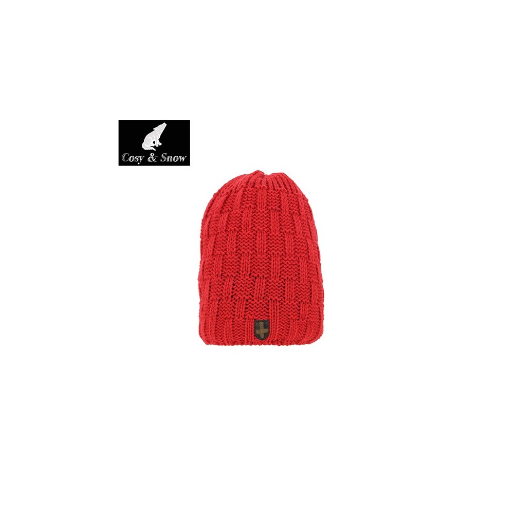 Bonnet de ski Cosy&Snow Yann rouge Unisexe