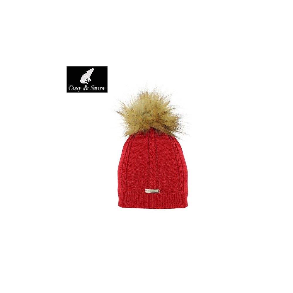 Bonnet fin COSY & SNOW Coyote Rouge Femme