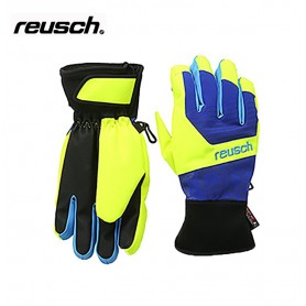 Gant de ski Reusch Tobi R-tex bleu/jaune junior mixte