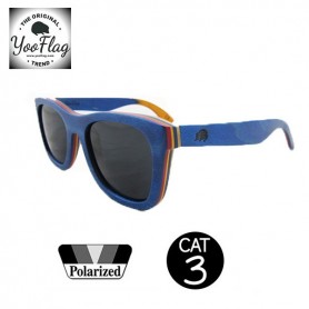 Lunettes de soleil YOOFLAG California Bleu Unisexe Cat. 3