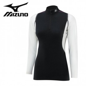 Maillot thermique MIZUNO Thermal strech H/Z Noir Femmes