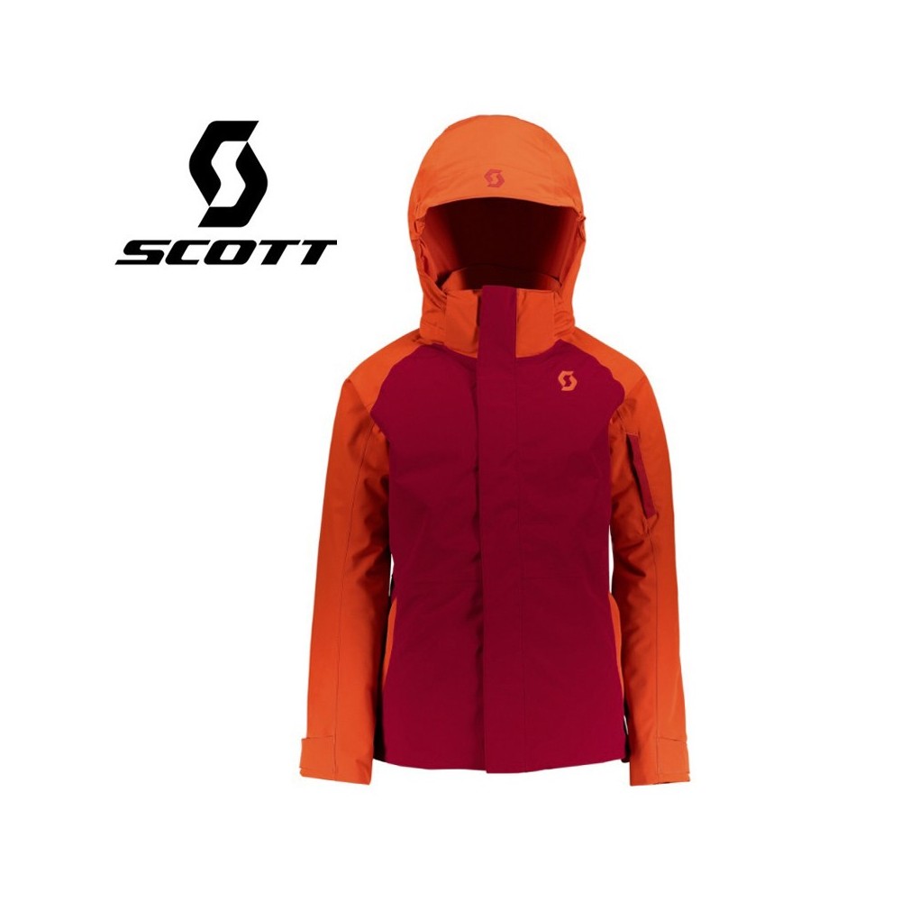 Veste de ski SCOTT Ultimate Dryo 10 Rouge / Orange Garçon