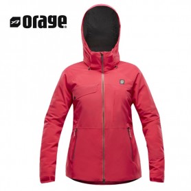 Veste de ski sans isolation ORAGE Grace Shell Rose Femme