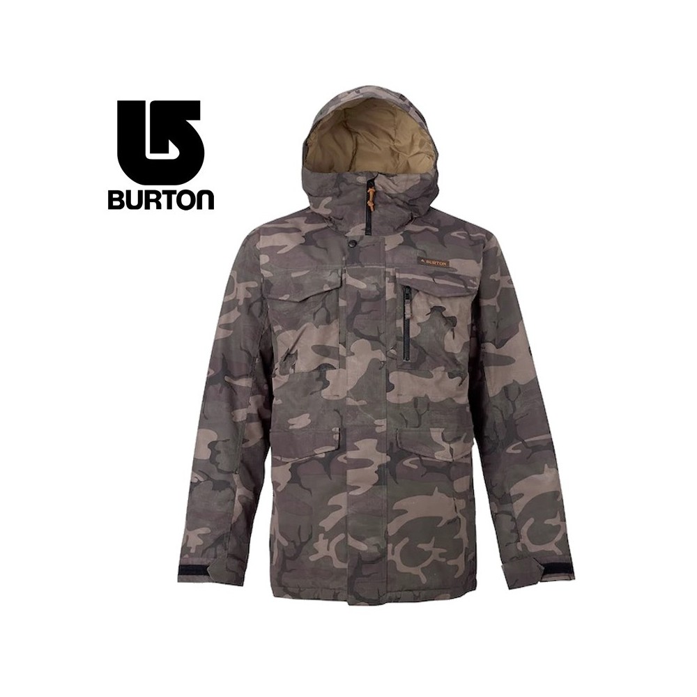 Veste de snowboard BURTON militaire pas cher