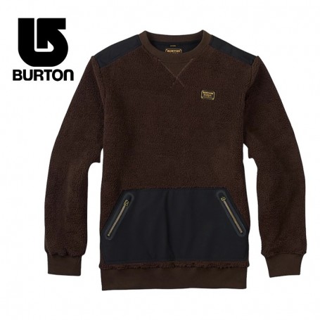 Sweat polaire BURTON Tribute Marron Homme