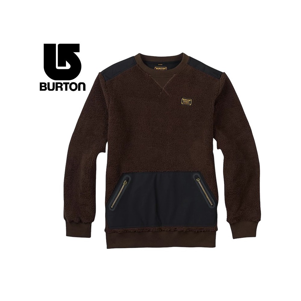 Sweat polaire BURTON Tribute Marron Homme