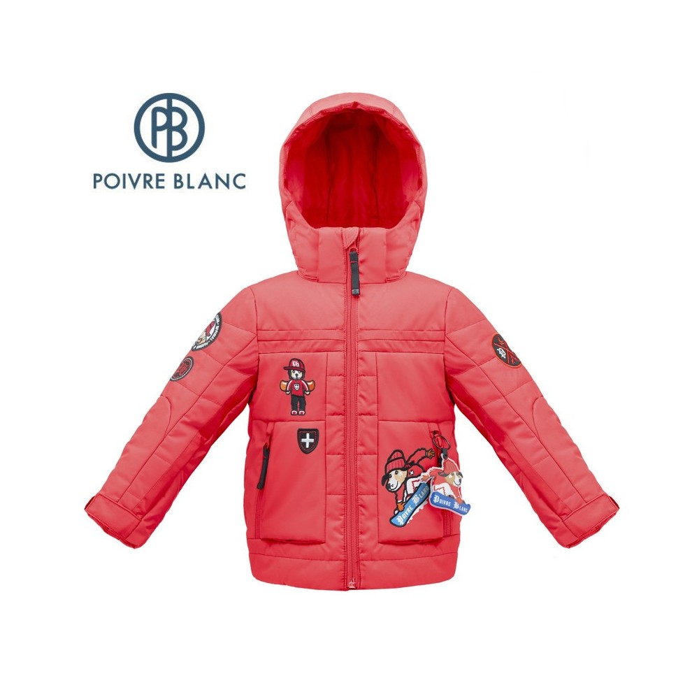 Veste de ski POIVRE BLANC W17-0903 BBBY Rouge BB Garçon