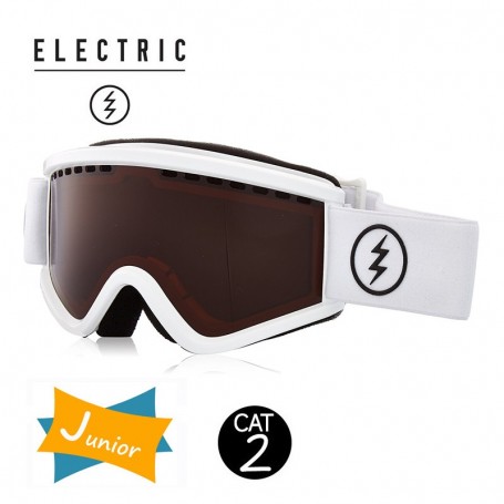 Masque de ski ELECTRIC EGV.K Blanc Junior Cat.2