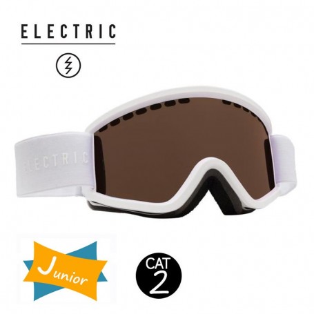 Masque de ski ELECTRIC EGV.K Blanc Junior Cat.2