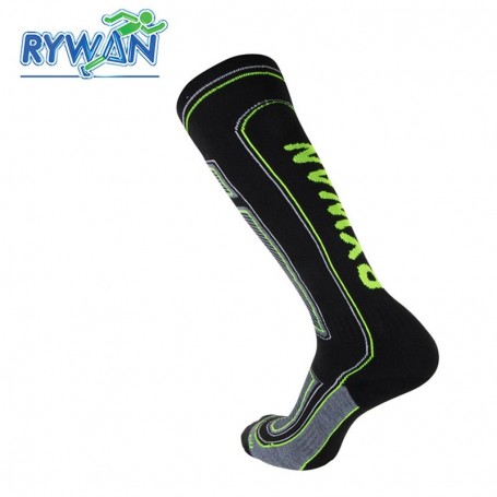 Chaussettes de ski RYWAN Bio-ceramic Noir / Jaune Unisexe