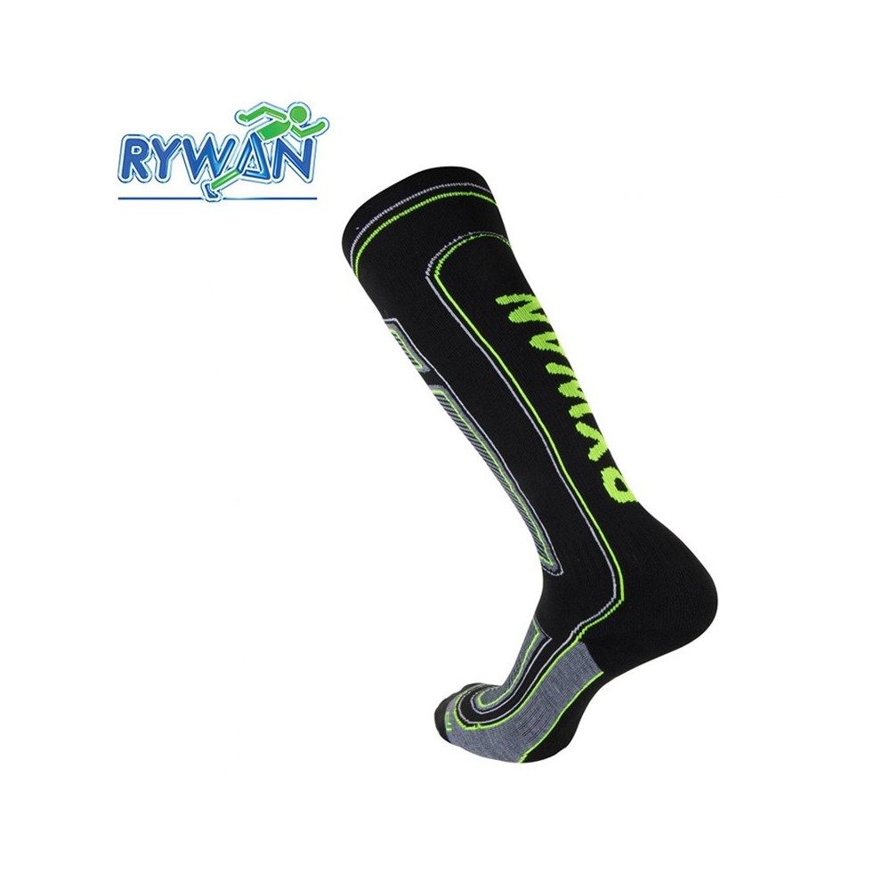Chaussettes de ski RYWAN Bio-ceramic Noir / Jaune Unisexe