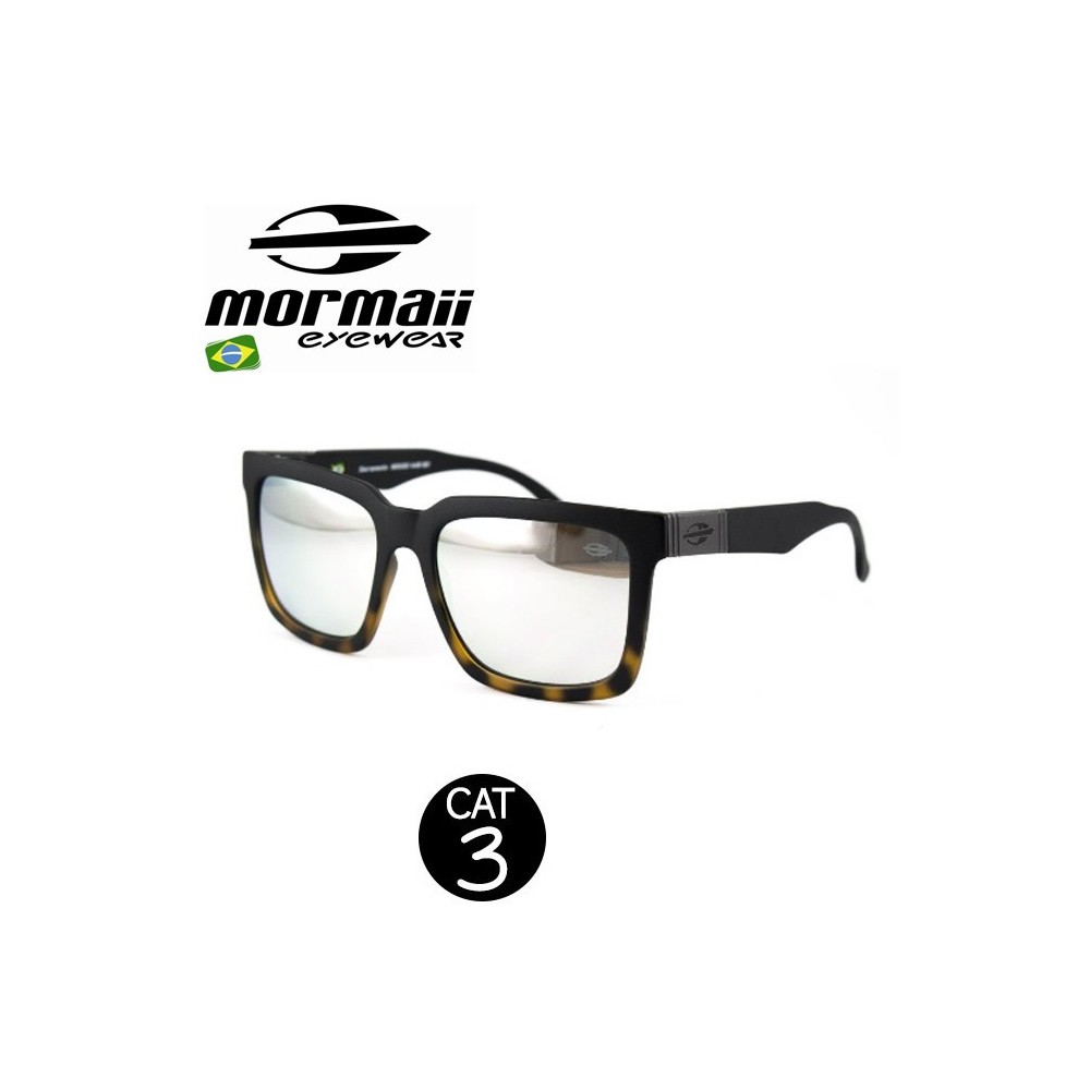 Lunettes MORMAII Sacremento Noir / Marron Unisexe Cat.3