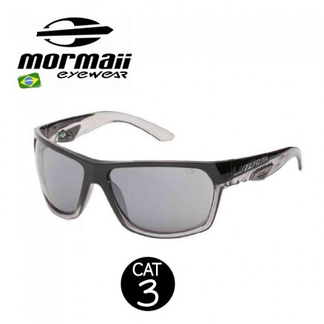 Lunettes MORMAII Amazonia II Noir / Transparent Homme - Cat.3