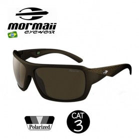 Lunettes polarisées MORMAII Malibu Marron pailleté Homme Cat.3