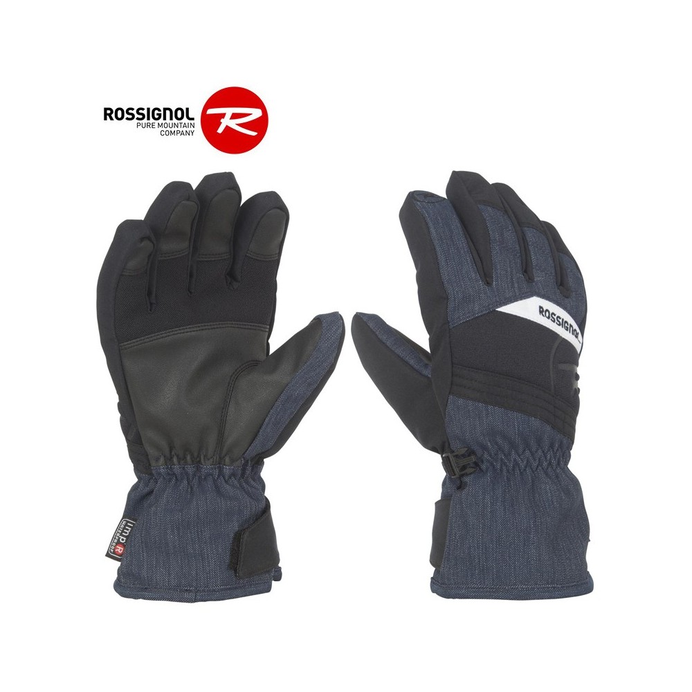 Gants de ski ROSSIGNOL Tech Bleu Jean Junior