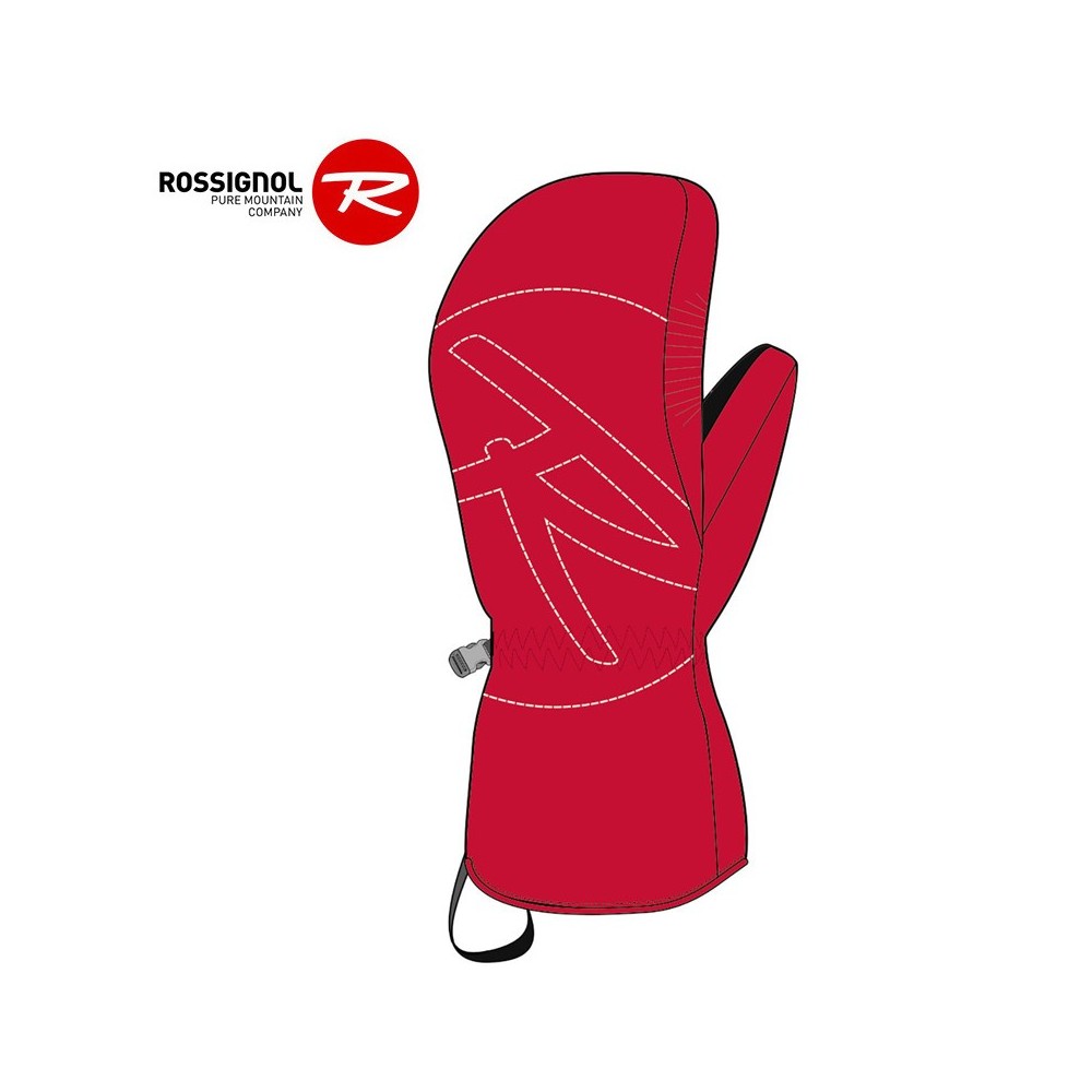 Moufles de ski ROSSIGNOL Rossi Rouge Orangé Junior