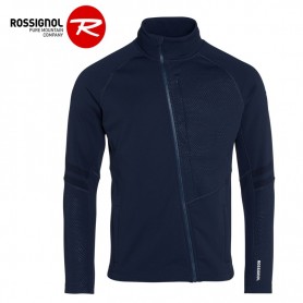 Veste zippée ROSSIGNOL Course Clim Bleu marine Homme