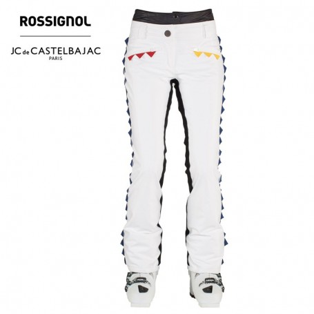 pantalon blanc sport femme