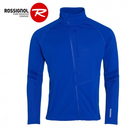 Veste zippée ROSSIGNOL Course Clim Bleu Homme