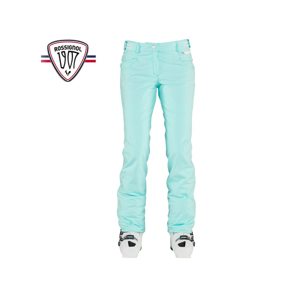 Pantalon de ski ROSSIGNOL 1907 Balme Turquoise Femme