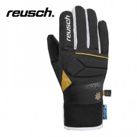 Gants de ski REUSCH Lindsey R-tex Noir / Or Junior