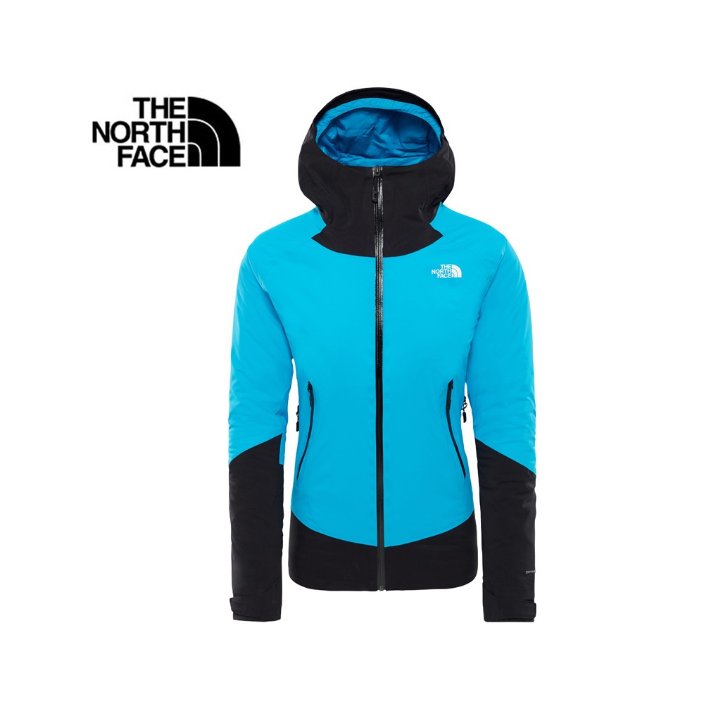 manteau north face femme bleu