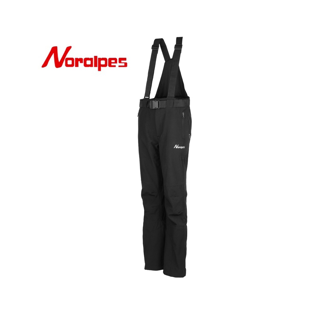 Pantalon Softshell NORALPES Plume Noir Unisexe