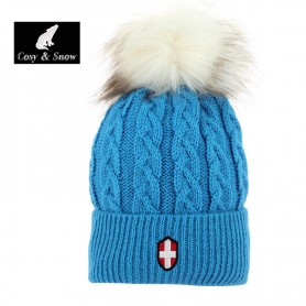 Bonnet de ski COSY & SNOW Steph Bleu Unisexe