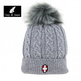 Bonnet de ski COSY & SNOW Steph Gris chiné Unisexe