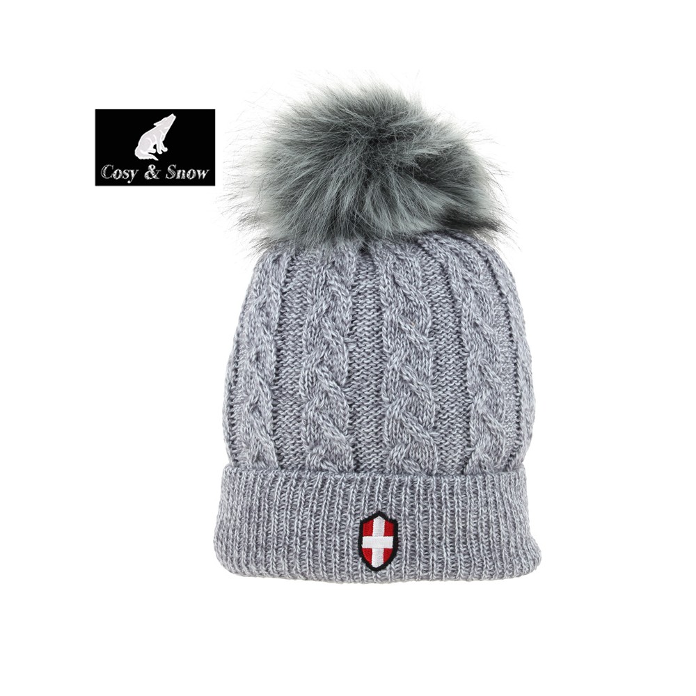 Bonnet de ski COSY & SNOW Steph Gris chiné Unisexe