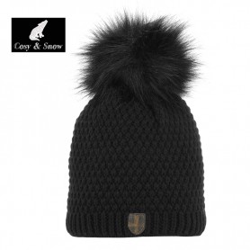 Bonnet de ski COSY & SNOW Nina Noir Femme