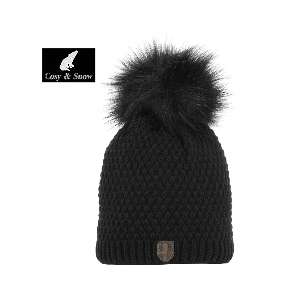 Bonnet de ski COSY & SNOW Nina Noir Femme