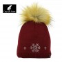 Bonnet de ski COSY & SNOW Tristar Bordeau Femme