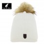 Bonnet tombant Cosy & Snow Angel Ecru Femme